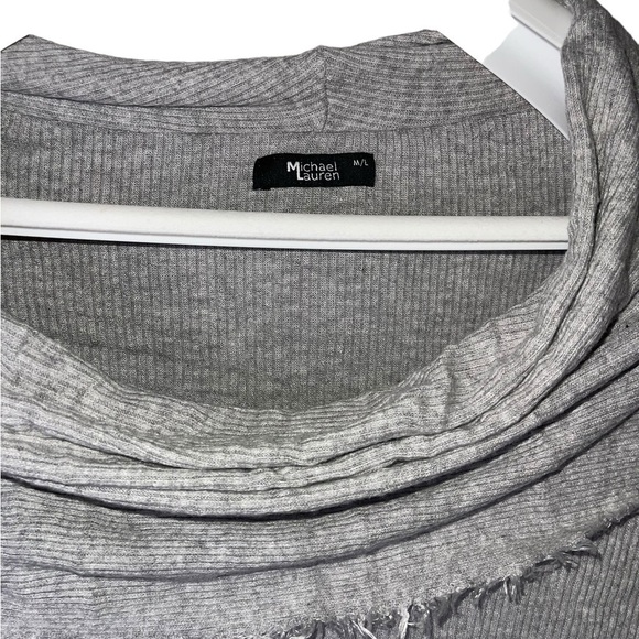 NWT Michael Lauren Jarrett Oversized Turtleneck Sweater Gray - Medium/large - Picture 8 of 12